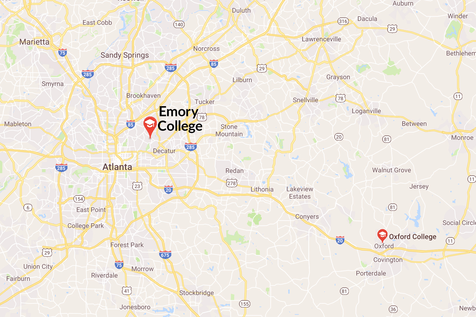 Directions And Details Emory University Atlanta Ga
