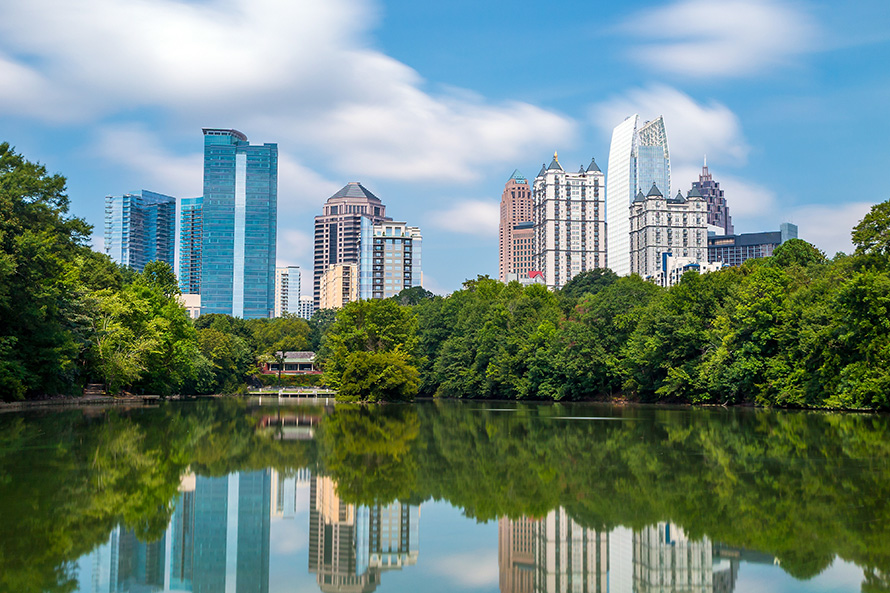 Midtown ATL from Piedmont Park