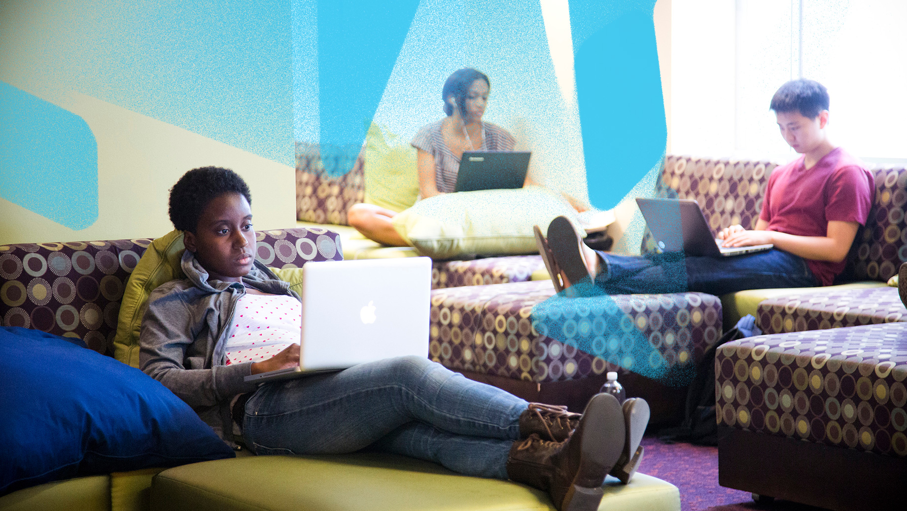 laptops and snacks on a table