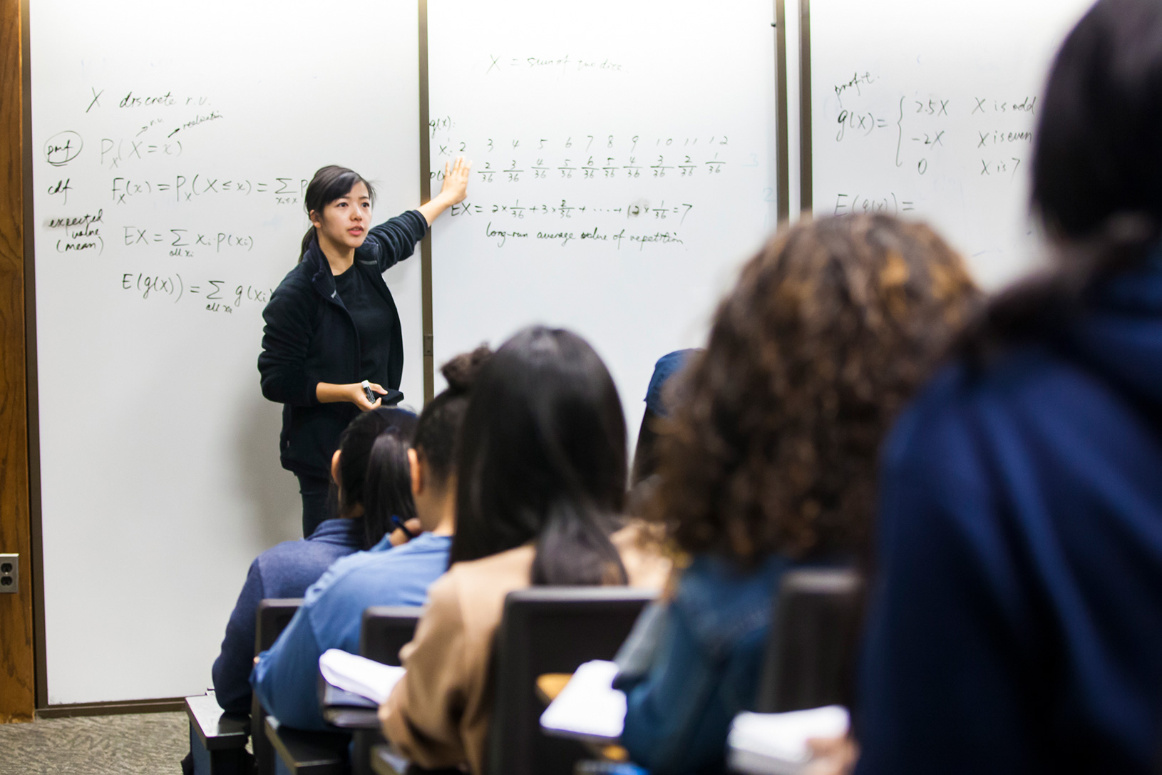 teacher and students in classroom